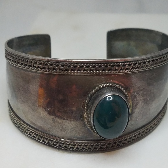 Jewelry - Sterling Malachite Cuff Jewelry - Sterling Malachite Cuff